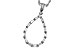 M310-96934: NECKLACE .27 BAG .28 TW