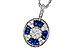 M310-97898: NECKLACE .56 TW SAPPHIRE .80 TGW