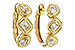 M310-98807: EARRINGS .42 TW FANCY CUT DIAS