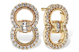 M311-82370: EARRINGS .05 TW BAGS .28 TW