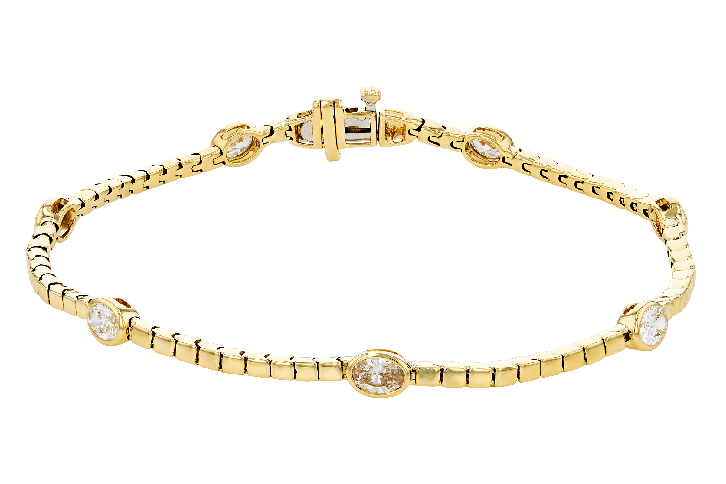 M311-84243: BRACELET 1.30 TW OVAL DIA (7")