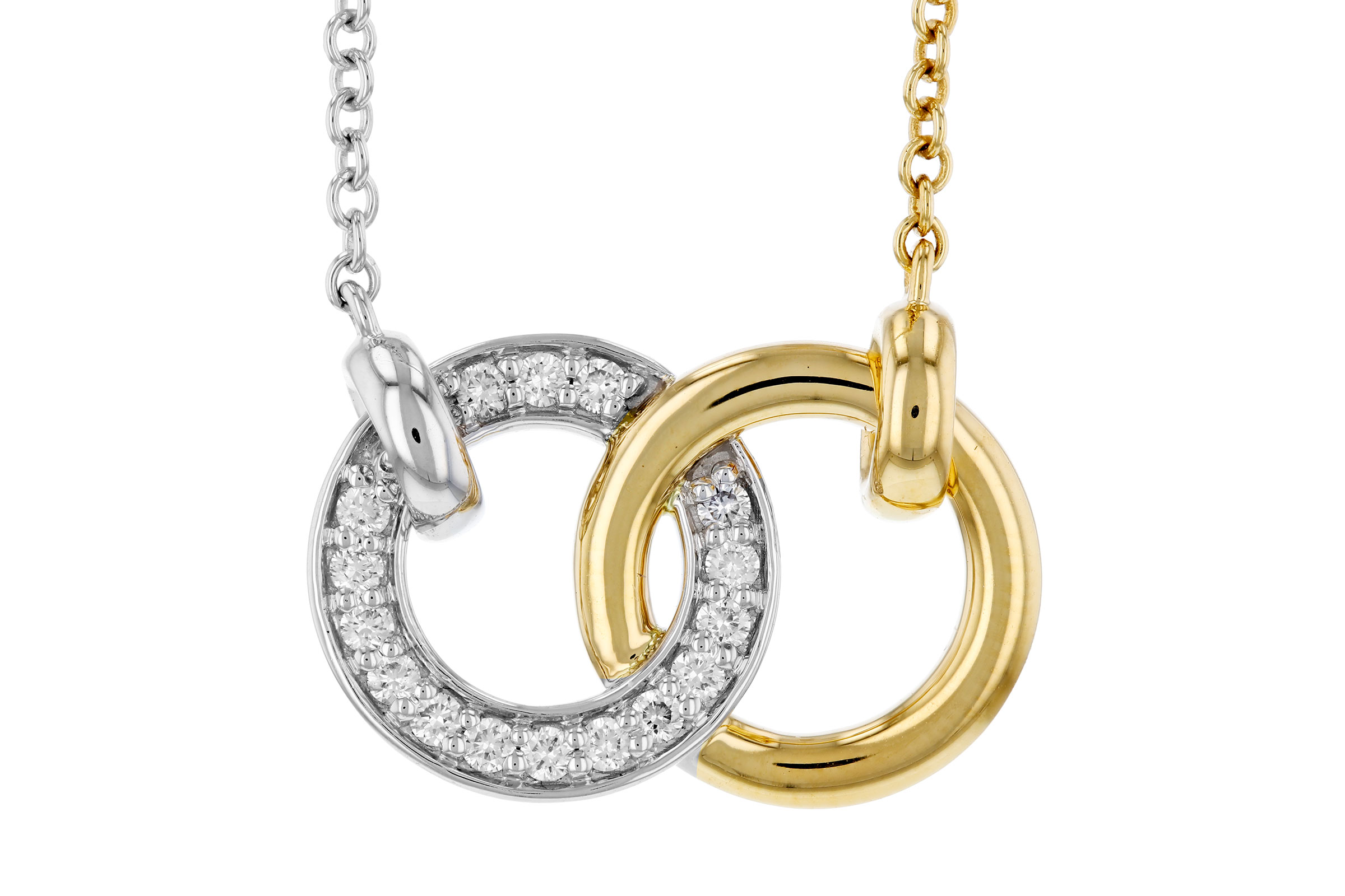 M311-84252: NECKLACE .20 TW (18")